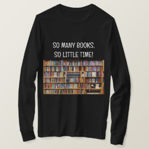 Maak uw eigen lange-sleeve shirt Booklover T-shirt