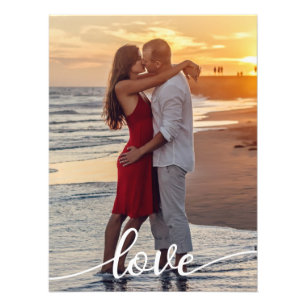 Maak Uw Eigen Liefdeskoppel Foto Vergroting Afdruk