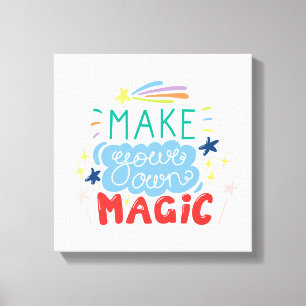 Maak uw eigen Magie Canvas Afdruk