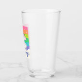 Maak uw eigen Magie | Cute Unicorn Glas (Links)