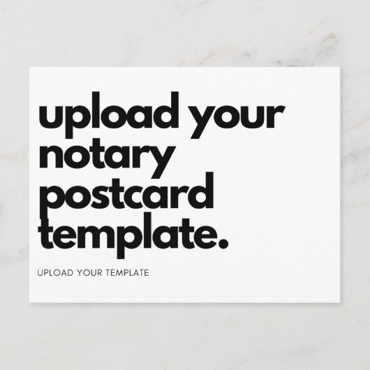 Maak uw eigen moderne, lege, vrijwillige openbare briefkaart (Voorkant)