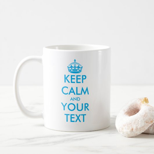 Maak uw eigen Mok kalm houden in elke kleur (Met donut)