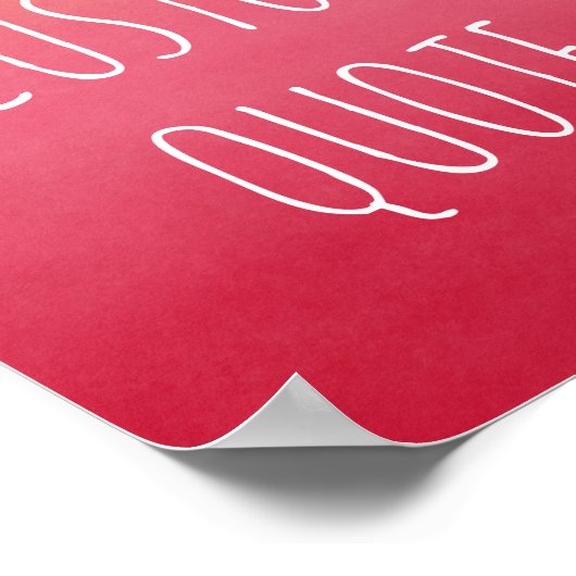 Maak uw eigen Motivatie prijsopgave Abstract Poster (Hoek)