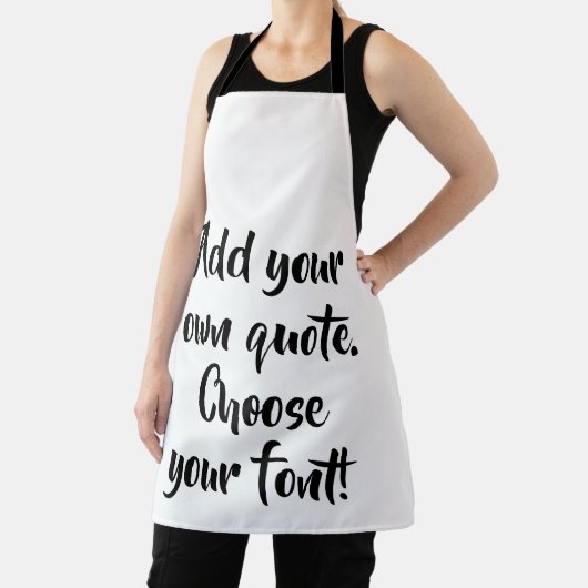 Maak uw eigen offerte gepersonaliseerd schort (Insitu)