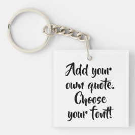 Maak uw eigen offerte gepersonaliseerd sleutelhanger