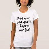 Maak uw eigen offerte gepersonaliseerd t-shirt (Voorkant)