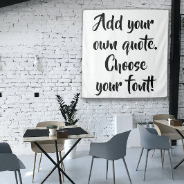 Maak uw eigen offerte gepersonaliseerd wandkleed