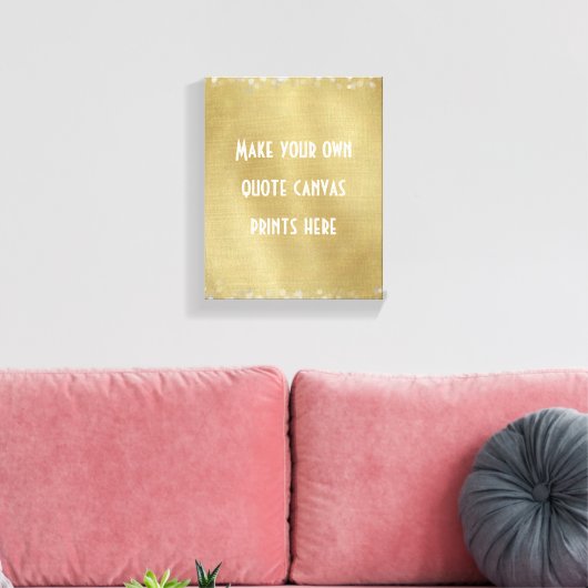 Maak uw eigen offerte of woorden canvas afdruk (Insitu (Woonkamer))