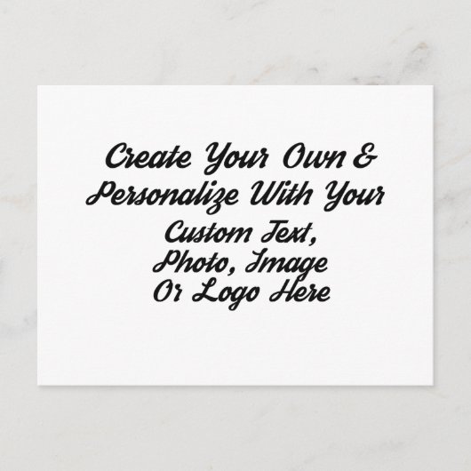 Maak uw eigen op maat gemaakte gepersonaliseerde S Briefkaart (Voorkant)