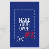 Maak uw eigen patroon in één stap gemakkelijk met  flyer (Achterkant)