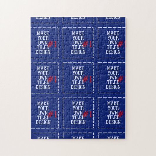 Maak uw eigen patroon in één stap gemakkelijk met  legpuzzel (Verticaal)