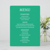Maak Uw Eigen Persoonlijke Menu (Staand voorkant)