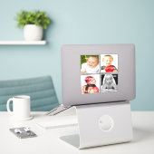 Maak uw eigen persoonlijke uitsnijding uit Collect Sticker (Laptop op bureau)