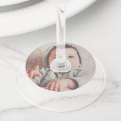 Maak uw eigen persoonlijke wijnglaslabel (Dichtbij)