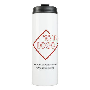 Maak uw eigen persoonlijke zakelijke logo thermosbeker