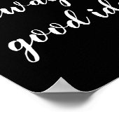 Maak uw eigen poster van het borstelmanuscript han (Hoek)