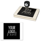 Maak uw eigen professioneel groot aangepast logo 	rubberstempel (Gestempeld)