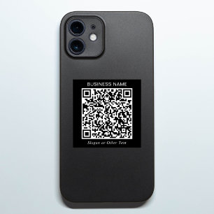Maak uw eigen QR-code Zwarte Promotie Sticker