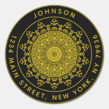 Maak Uw Eigen Ronde Retouradres