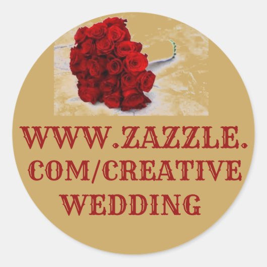 MAAK UW EIGEN RONDE STICKERS VOOR CHOC MINT PATTIE (Voorkant)