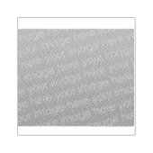 Maak uw eigen rubberstempel 	rubberstempel (Afrduk)