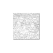 Maak uw eigen rubberstempel rubberstempel (Afrduk)