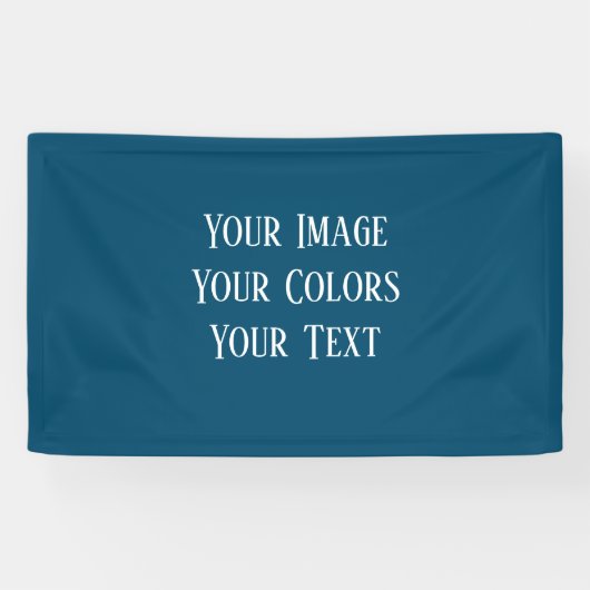 Maak uw eigen spandoek (Horizontaal)