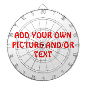 MAAK UW EIGEN SPECIALE DART BOARD DARTBORD