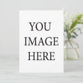 Maak Uw Eigen Uitnodiging (Staand voorkant)