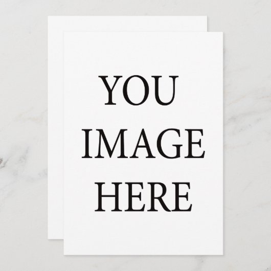 Maak Uw Eigen Uitnodiging (Voorkant / Achterkant)