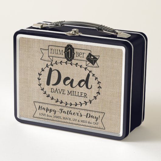 Maak uw eigen vaderdag nummer 1 Pap Monogram (Voorkant)