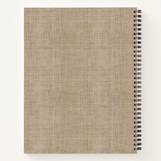 Maak uw eigen vaderdag nummer 1 Pap Monogram Notitieboek (Achterkant)