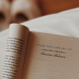 Maak uw eigen van de bibliotheek van Tak Zelfinktende Stempel