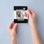 Maak uw eigen VIP pas 8 manieren aan Personeel Flyer (Hand)