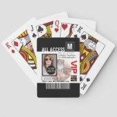 Maak uw eigen VIP pas 8 manieren aan Personeel Pokerkaarten (Achterkant)
