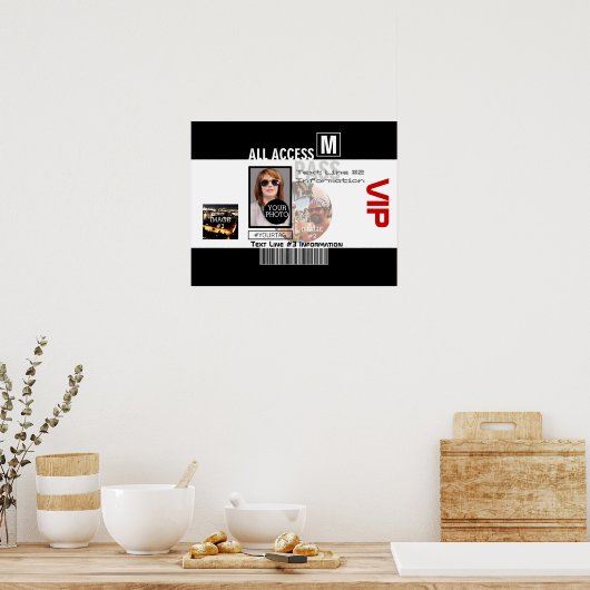 Maak uw eigen VIP pas 8 manieren aan Personeel Poster (Keuken)