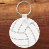 Maak uw eigen volleybalSleutelhanger Sleutelhanger (Achterkant)