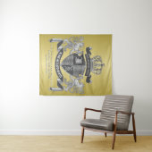 Maak uw eigen wapengekletter (goudleeuw) wandkleed (In Situ (horizontaal))