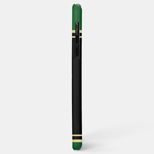 Maak uw eigen wapengekletter groen goudleeuwen Case-Mate iPhone case (Achterkant/links)