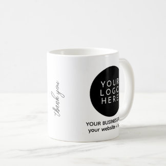 Maak Uw Eigen Zakelijke Logo Info Koffiemok