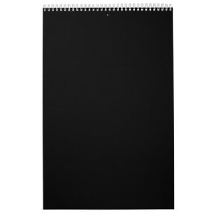 Maak uw eigen zwarte aangepaste kerstkaart kalender