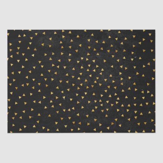 Maak Uw Eigen Zwarte en Gouden  Tissuepapier (Voorkant)