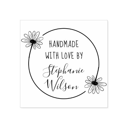 Maak uw exclusieve en stijlvolle handheld met lief rubberstempel (Afrduk)