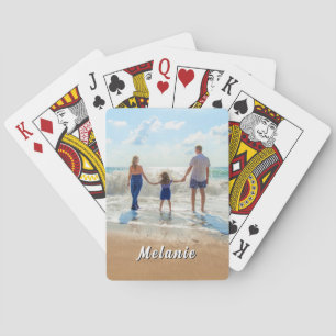 Maak uw foto-speelkaarten Gepersonaliseerde naam Pokerkaarten