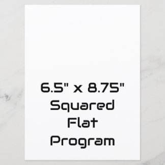 Maak uw gepersonaliseerde 6,5" x 8,75" vierkante p programma