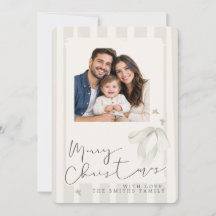 Maak uw gepersonaliseerde foto Kerstkaart