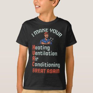 Maak uw HVAC weer geweldig Technician Installer Jo T-shirt