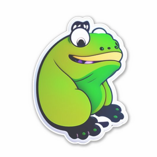 Maak uw Mark met Froggy Sticker Art (Voorkant)