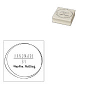 Maak Uw Persoonlijke & Exclusieve Handgemaakte Rub Rubberstempel (Gestempeld)