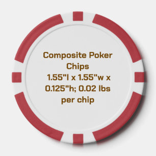 Maak Uw Persoonlijke Rood Poker Chips